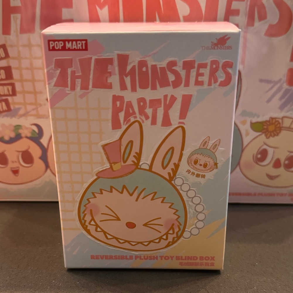 The Monsters Party Reversible Plush Toy